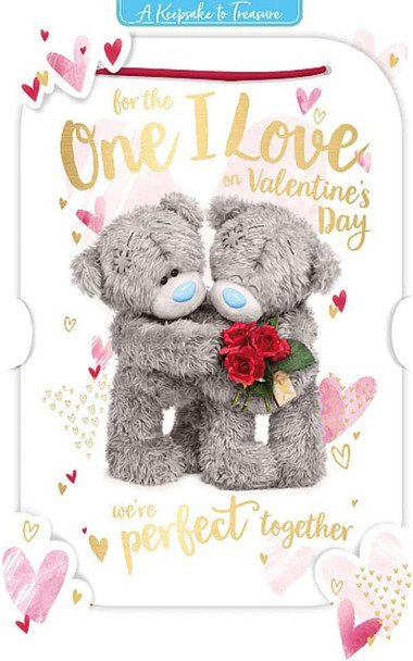 3D Holographic Keepsake One I Love Me to You Valentine's Day Card