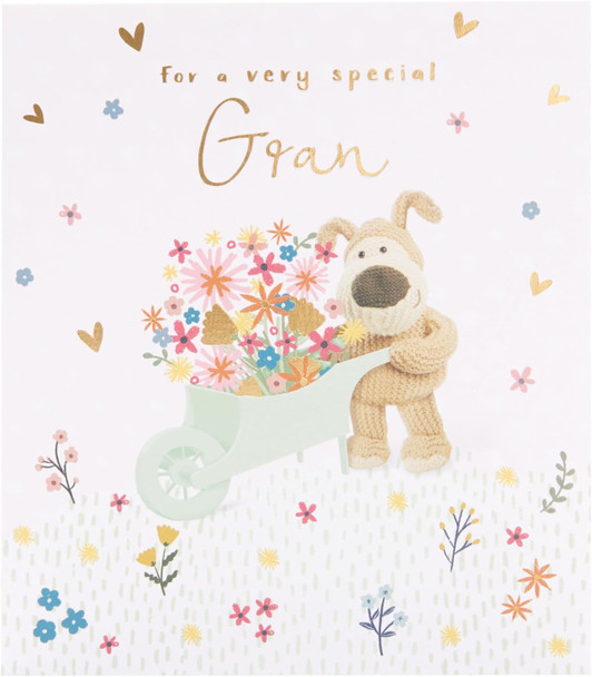 For Gran a Gardening Themed Design Cute Boofle Mother’s Day Card