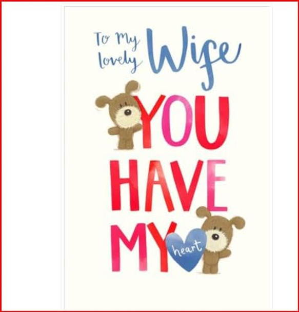 Pop Up to My Lovely Wife You Have My Heart Valentine's Day Card
