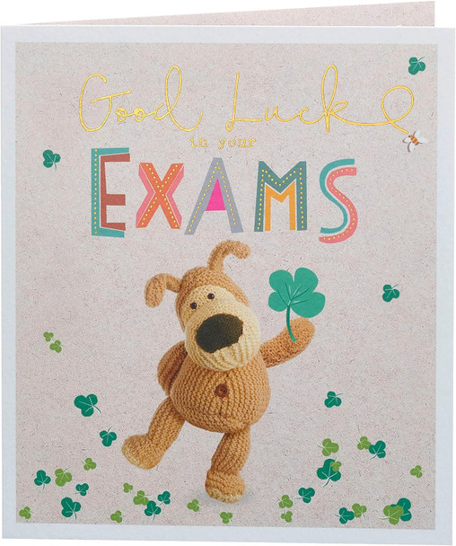 Boofle Good Luck Exams Card with Envelope