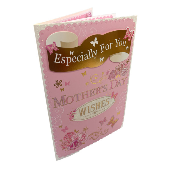 Especially For You Butterflies Design Mother's Day Wishes Greeting Card