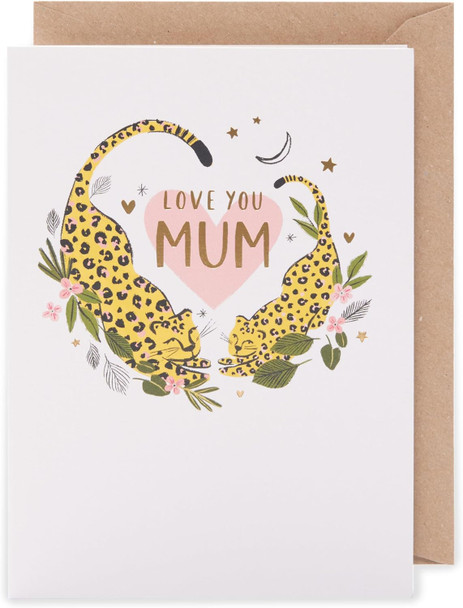 Leopards Design Kindred Love You Mother's Day Card