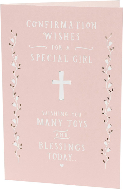 For a Special Girl Confirmation Congratulations Card