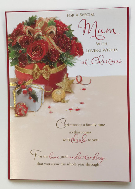 Mum Traditional Christmas Card