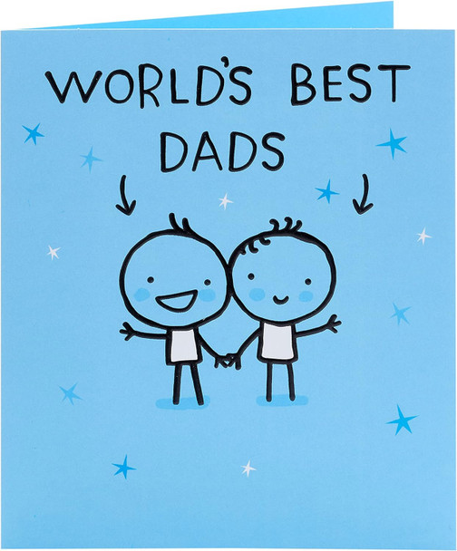 Blue Design Father's Day Card