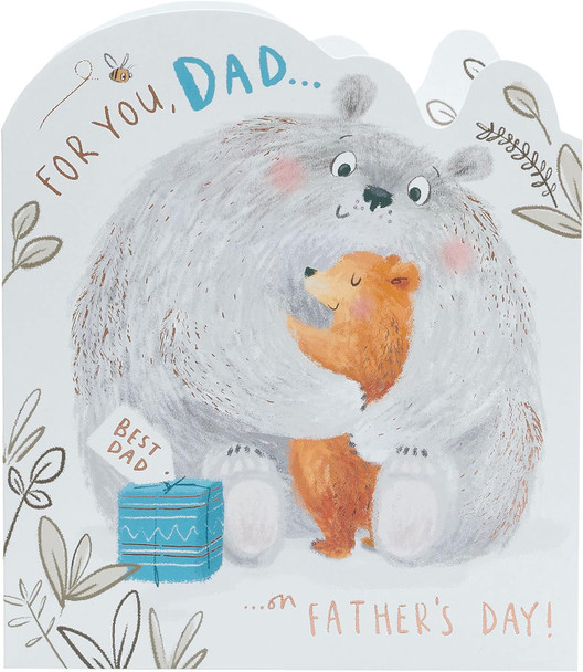 Bear Hug Design For Dad Father's Day Card