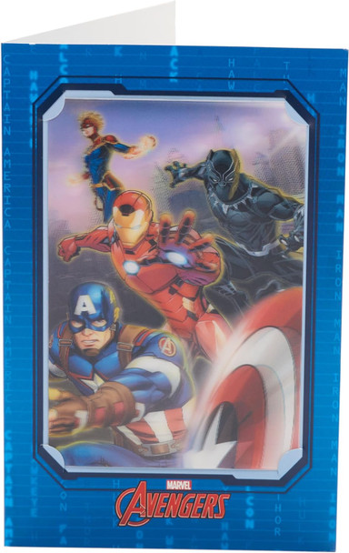 Marvel The Avengers Birthday Card With 3D Keepsake