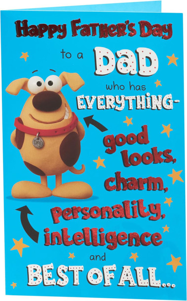 Funny Design Dad Father's Day Card
