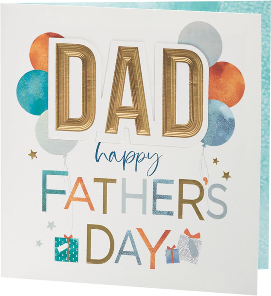 Balloons & Gifts Design Father's Day Card