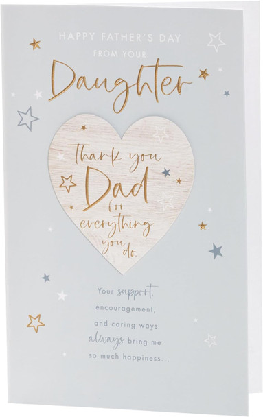 Thank You Design from Your Daughter Father's Day Card