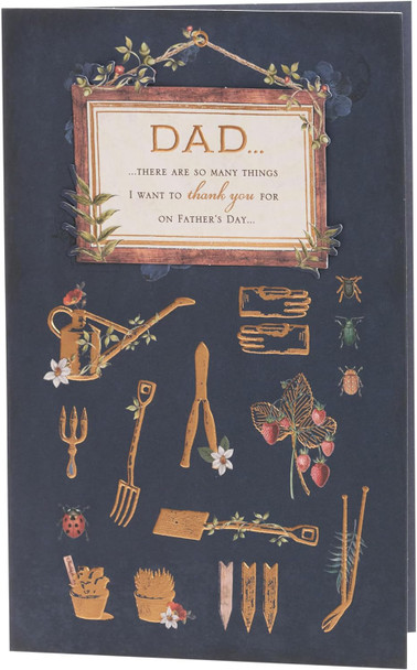 Gardening Icons Design Father's Day Card