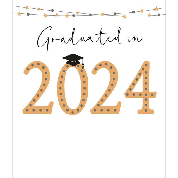 Graduated In 2024 Congratulations Greeting Card