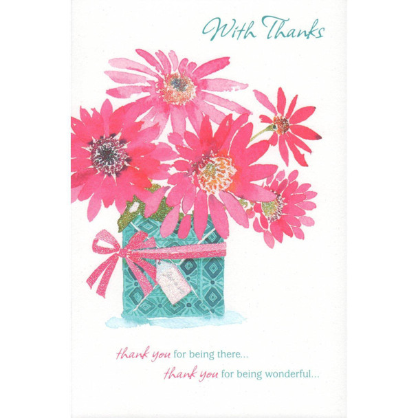 With Thanks' Thank You Card