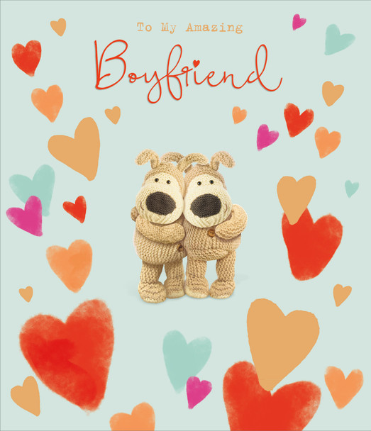 Boofles Standing With Their Arms Around Each Other Boyfriend Valentine's Day Card 