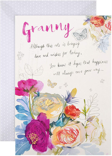 Classic Floral Design Mother's Day Card for Granny 