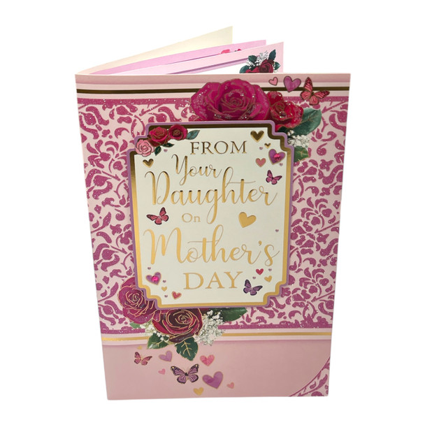 From Your Daughter Rose Design Keepsake Mother's Day Boxed Card