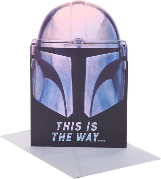 Disney The Mandalorian Foil Design Birthday Card