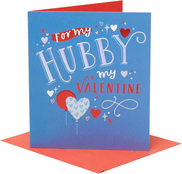 Embellished Design Husband Valentine's Day Card