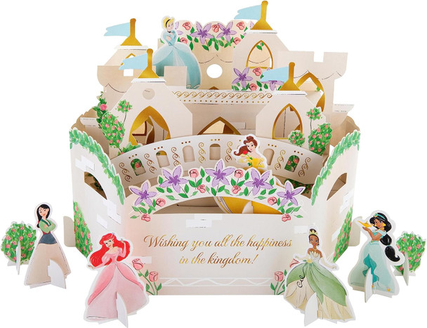 3D Pop Up Disney Princesses Design Birthday Card