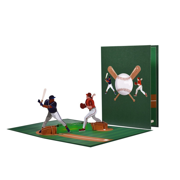 Baseball Field 3D Pop Up Greeting Card