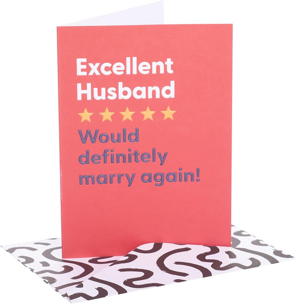 Excellent Design Husband Valentine's Day Card