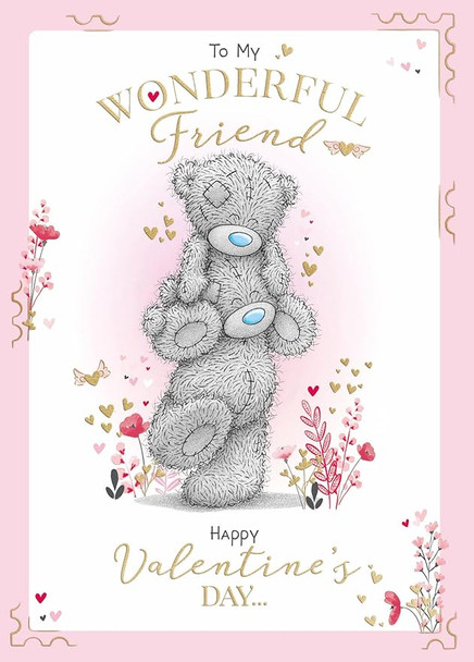 Bears On Top Of Each Other Friend Valentine's or Galentine's Day Card
