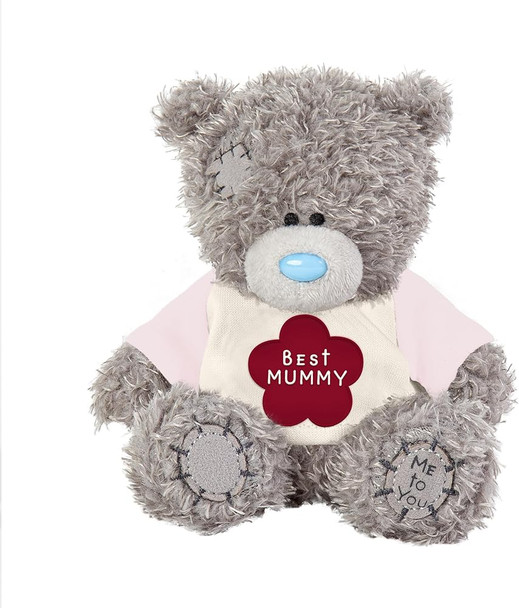 Me to You Tatty Teddy 'Best Mummy Ever' 10cm Plush Bear With Satin Tag Official Collection