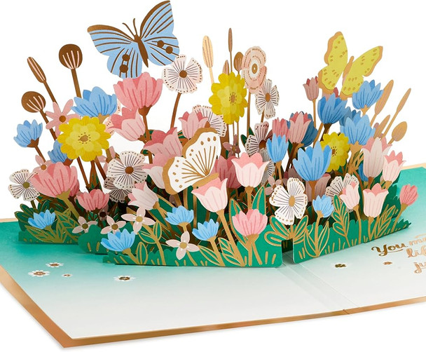 Florals & Butterflies 3D, Pop Up Mothers Day Card