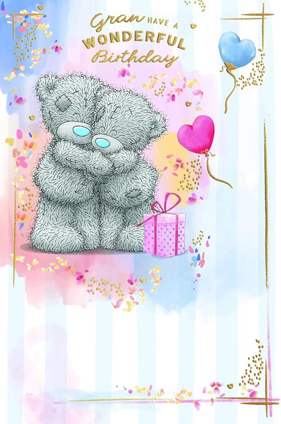 Bears Hugging By Gift Gran Birthday Card