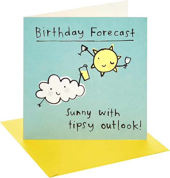 Benny Forecast Weather Design Birthday Card