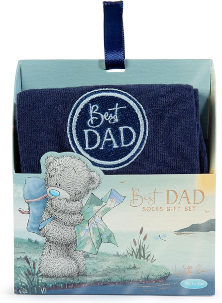 Me to You 'Best Dad' Socks In Gift Box For Father's Day Birthday Official Collection
