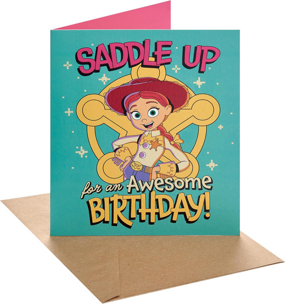 Disney Toy Story 5 Jessie Design Birthday Card