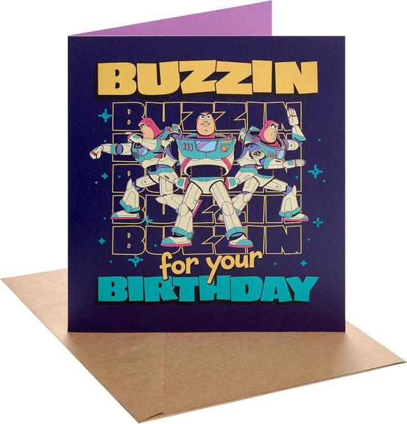 Disney Toy Story 5 Buzz Lightyear Design Birthday Card