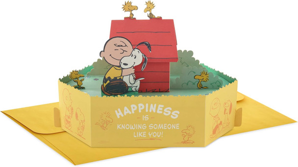 PEANUTS SNOOPY Paper Wonder Collection 3D Pop Up Birthday Card