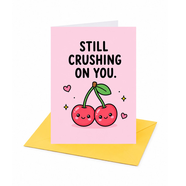 Still Crushing on You Open Card One I Love, Valentine's Day