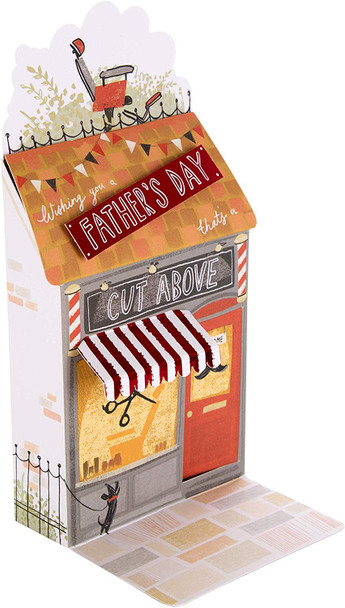 Hallmark Pop Up Father's Day Card 'Barbers' Medium 