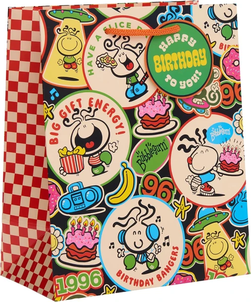 Character in Groovy Chick Design Large Gift Bag for All Occasions