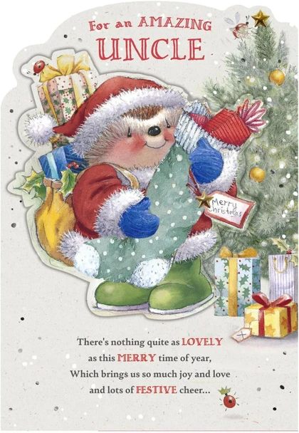 Country Companions Uncle Christmas Card