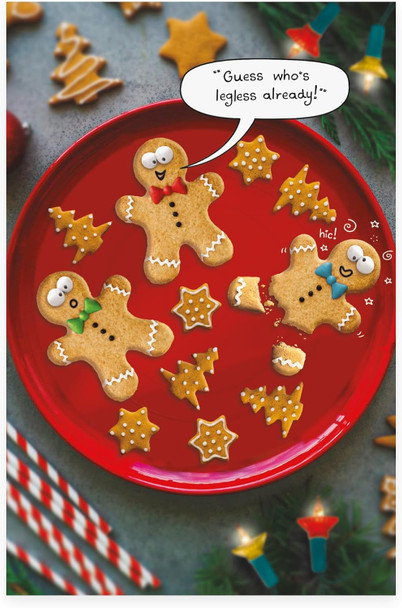 Gingerbread Men Design Christmas Card