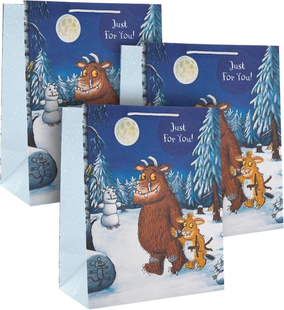 The Gruffalo Large Gift Bags Pack of 3 for Christmas Birthday