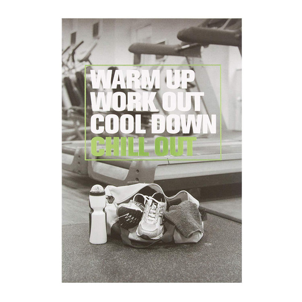 Hallmark Blank Sport photographic New Card 'Warm Up Work Out' - Medium