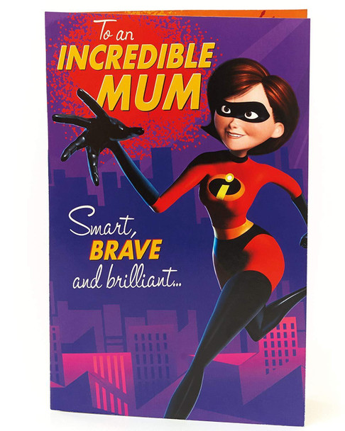 Disney The Incredibles Mum Birthday Card Pop up