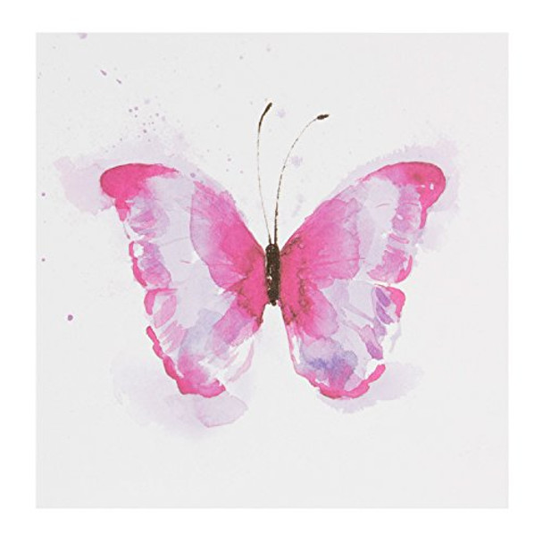 Gallery Blank Card with Pink Butterfly