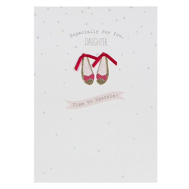 Hallmark Birthday Card For Daughter 'Time To Sparkle' Medium