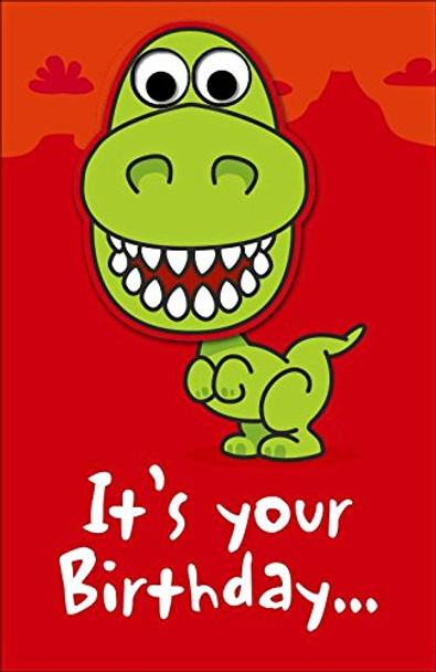 Wobbly Dinosaur Birthday Card