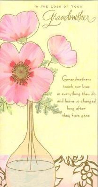 Loss of your Grandmother Sympathy Card Hallmark