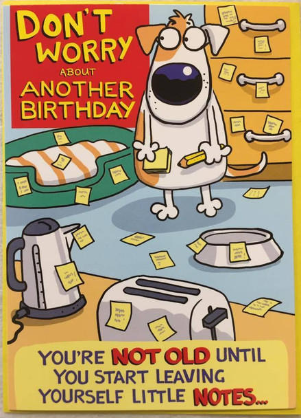 Don't Worry About Another Birthday By Uk Greetings Greeting Card