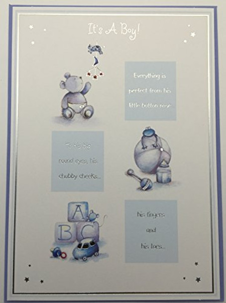 Its a Baby Boy Congratulation Card