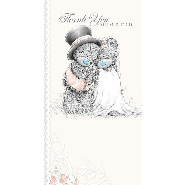 Me to You Thank You Mum and Dad Wedding Greeting Card 
