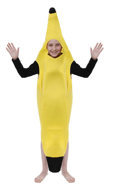 Children's Banana Fancy Dress Up Costume Ages 10-12